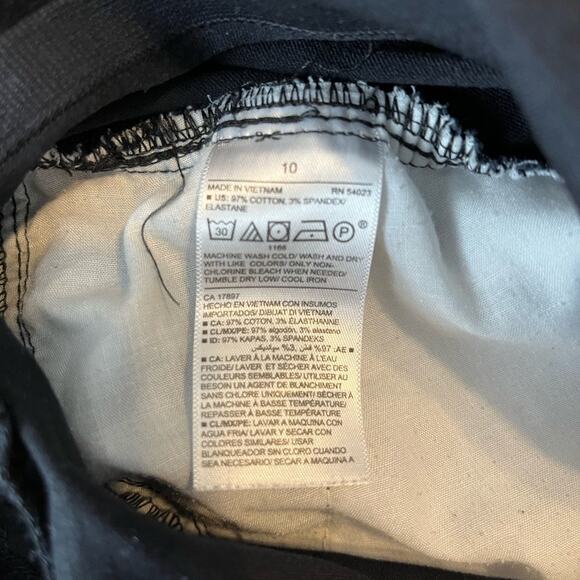 Old Navy Maternity Size 10 Black Full Panel Cotton Shorts - Picture 5 of 5